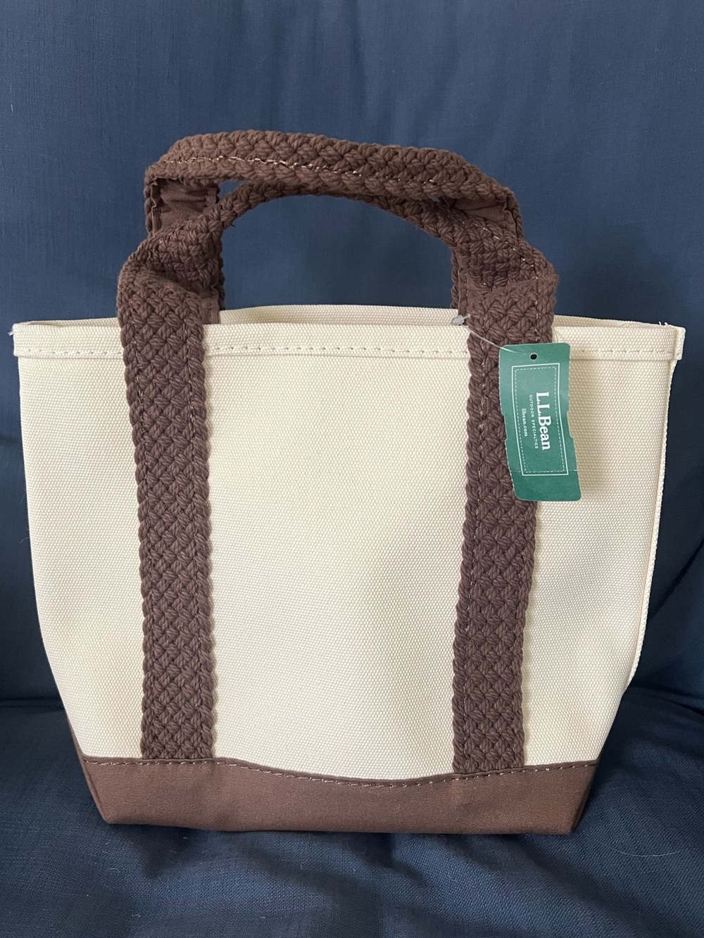 🔥NWT LL Bean Small Boat & Tote, Japan Edition Web-Handled